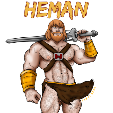 HEBEAR / Unisex 3\4 Sleeve Baseball Tee